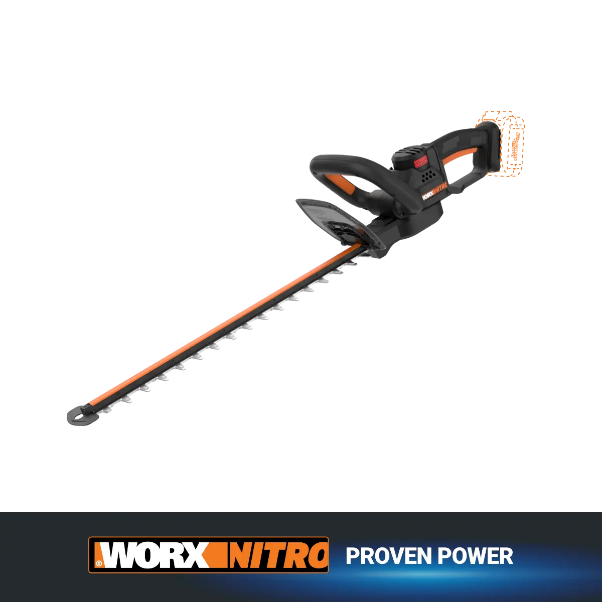 Nitro 20V Brushless 22" Cordless Hedge Trimmer (Tool Only)