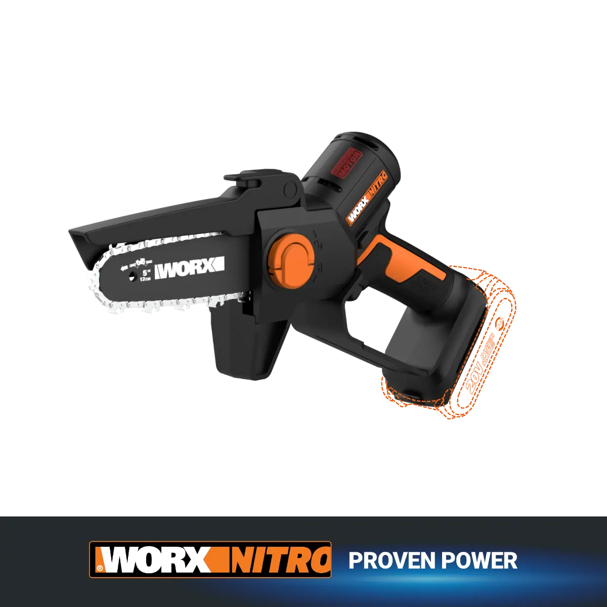 Nitro 20V Brushless 5” Pruning Saw (Tool Only)