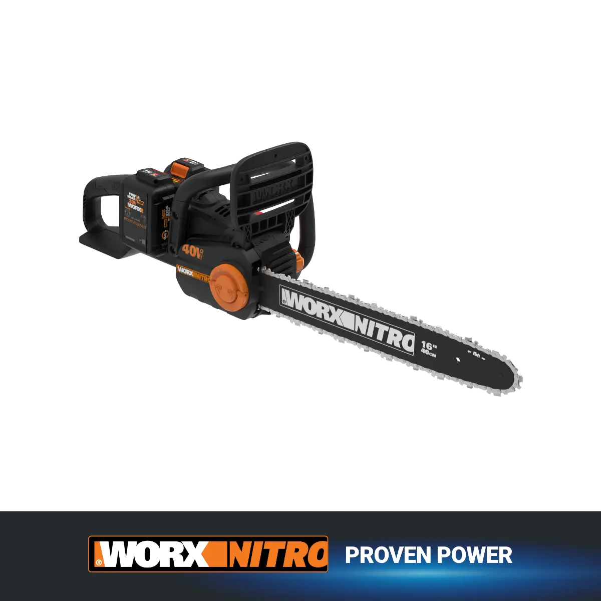 Nitro 40V Power Share Cordless 16" Chainsaw with Brushless Motor