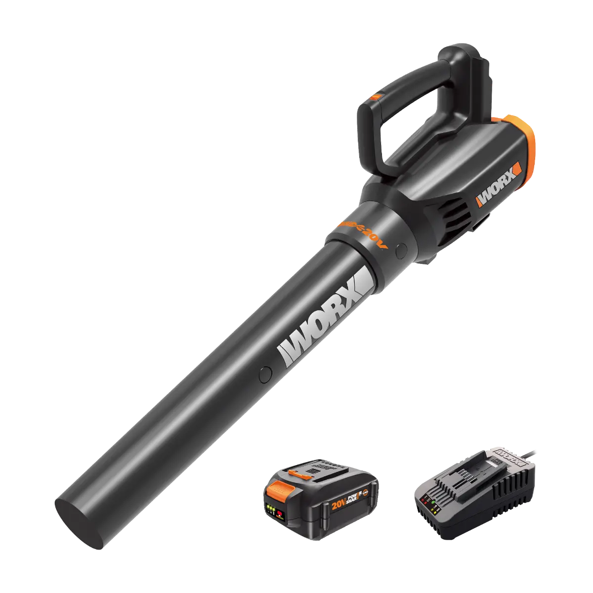 20V Power Share TURBINE 4.0 Ah High-Capacity Cordless Two Speed Leaf Blower