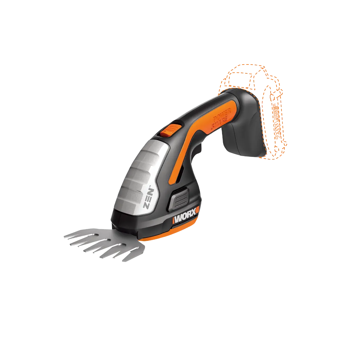 20V Power Share Cordless 4" Shear and 8" Shrubber Trimmer - Tool Only 20V Power Share Cordless 4" Shear and 8" Shrubber Trimmer - Tool Only