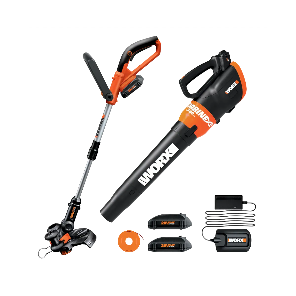 20V 10" Cordless String Trimmer & TURBINE Blower Combo Kit (Discontinued) 20V 10" Cordless String Trimmer & TURBINE Blower Combo Kit (Discontinued)