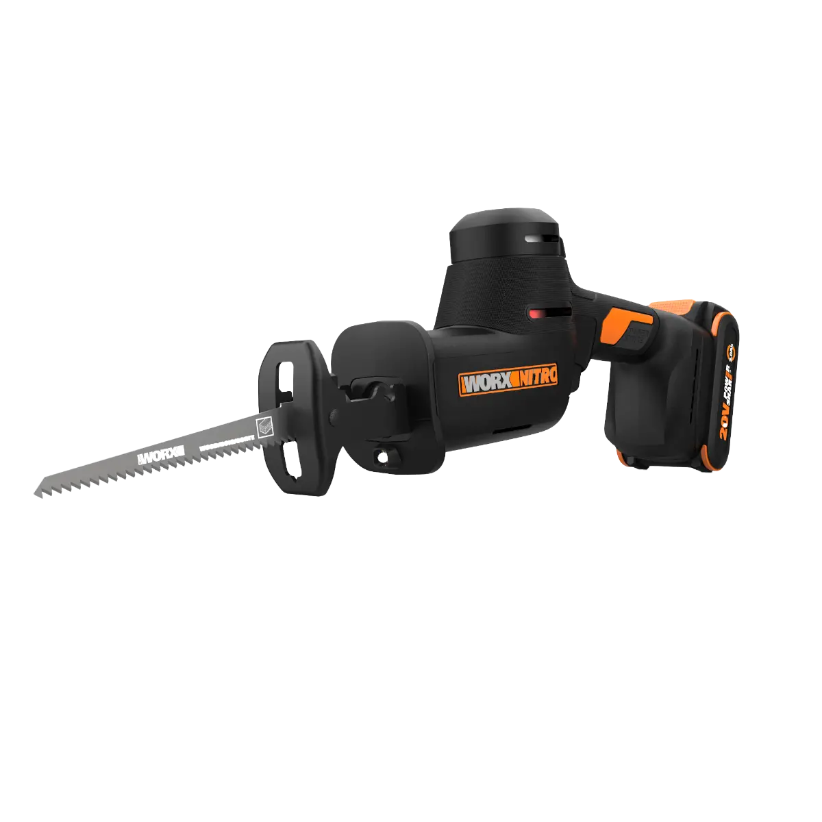 Nitro 20V Brushless Cordless Compact Reciprocating Saw-Tool + 2.0 Ah Battery