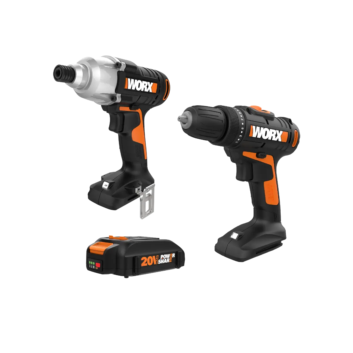 20V 2pc Drill and Impact Driver Combo Kit 20V 2pc Drill and Impact Driver Combo Kit
