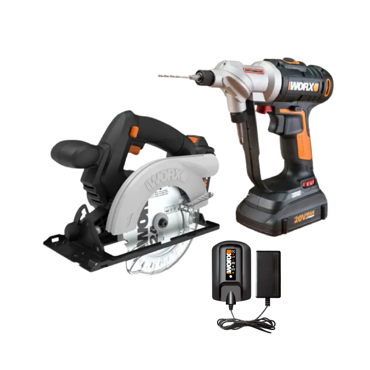 20V Power Share Switchdriver 2-in-1 Cordless Drill/Driver & 5.5" Circular Saw 2pc Combo Kit