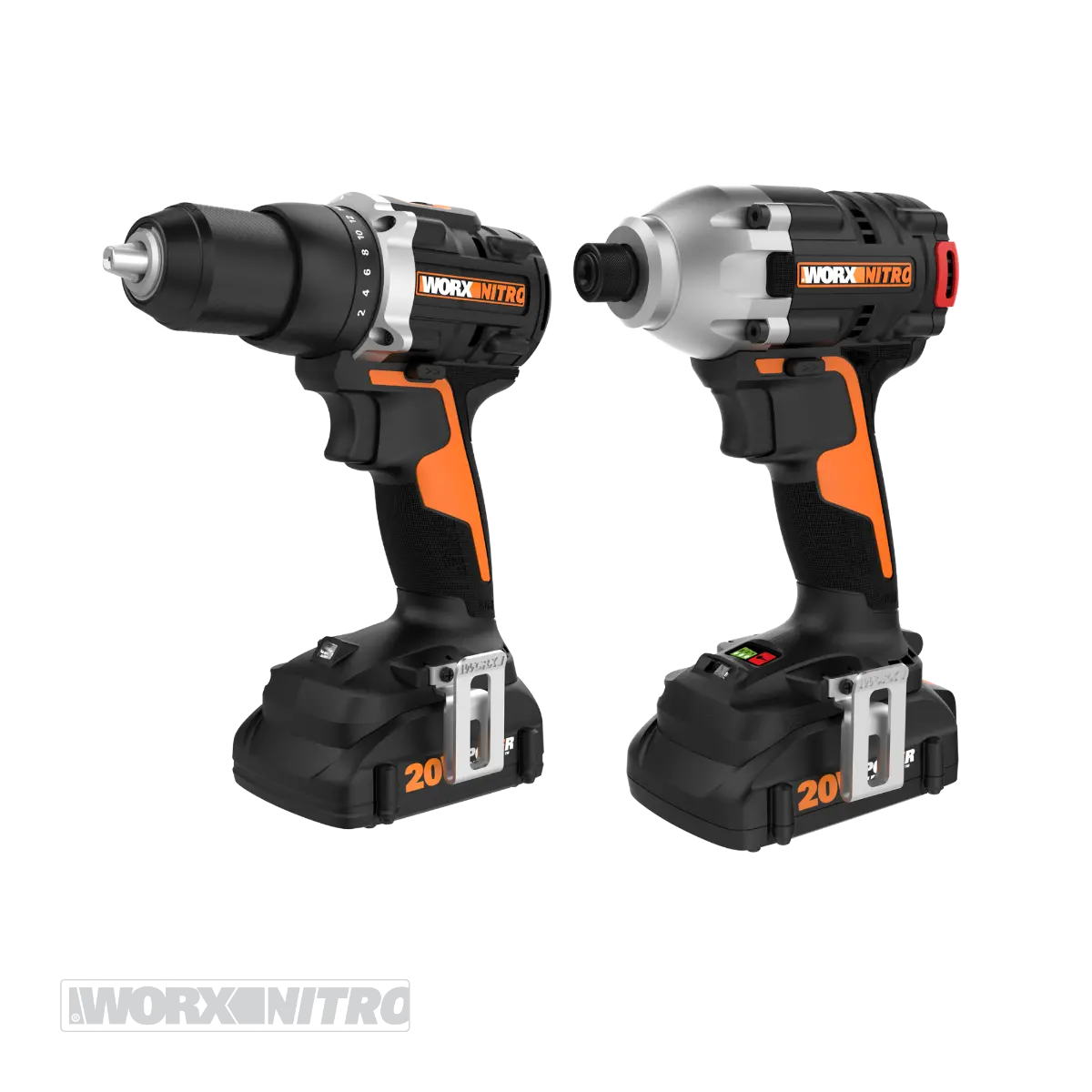 Nitro 20V Power Share Impact Driver & Drill/Driver Combo Kit Nitro 20V Power Share Impact Driver & Drill/Driver Combo Kit